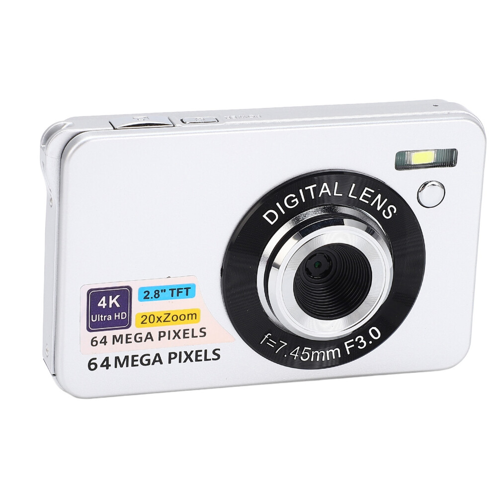 2.8In 4K 64Mp Digital Camera, 20X Zoom, 128G 8371393402149