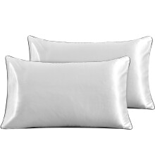 Satijnen kussensloop voor een luxueus gevoel, onderhoudsvriendelijke kunstzijde voor een comfortabele nachtrust, elegante gekleurde envelopsluiting,