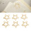 Star Shaped 100PCS Small Metallic Paper Clips 2