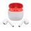 G08 White Earbuds Compact 2x30mAh, 200mAh Case 2