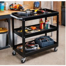 3 Tier Cart Tool Storage Trolley Garage Workshop