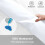 (White, Double ) Waterproof Mattress Protector-30cm Deep Elastic Fitted Sheet 2