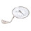 100mm Analog Thermometers Hygrometer Environment Gauge Silver 1
