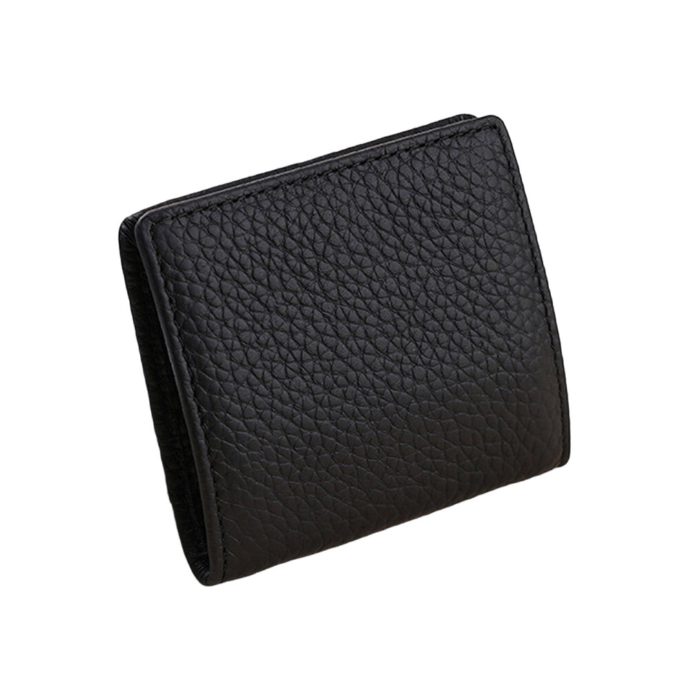 Women's Black Small Coin Purses Change Purse Coins Pouch Mini