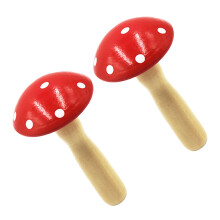 2Pcs Portable Mushroom Menders Wooden Darning Mushroom Tool