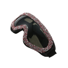 Dust Resistant Rhinestones Studded Sunglasses For Eye Safety-1