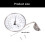 100mm Analog Thermometers Hygrometer Environment Gauge Silver 3
