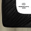 (Black, Double ) Waterproof Fitted Sheet Extra Deep Skirt 30cm 6