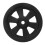 Universal 8-inch Trailer Jack Wheel 1500lbs Load Support Durable Nylon Wheel 4