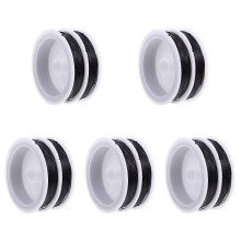 10Rolls Soft Black Handmade Jewelry Wire Flexible Iron for DIY Beading