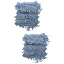 Blauwe Tassel Fringe Rand Voor DIY Gordijndecoratie & Naaien