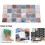 FG62 6 PCS PVC Self-Adhesive Backsplash 5.9x11.8in 4