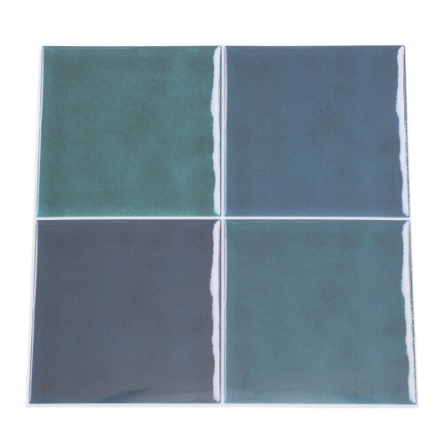 10Pcs Tile Stickers 15x15cm Crystal 170g 2