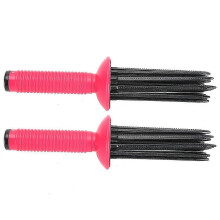 Hairstyling Tools 17 Comb Teeth 2pcs Portable Hair Curling Roll Comb AntiSlip Professional Round Hair Brush for Home Personal Use Travel Hair Salon -