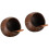 2Ensembles Tasses Naturel Marron Bois Pour Dessert 4