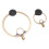 DSP2 Loop Antenna 2pcs, SMA 50Ω, 80-150/400-490MHz 1