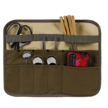 Outdoor Hanging Camping Cutlery Storage Bag Spatula Hanging Cookware Storage Bag Foldable Cutlery Bag
