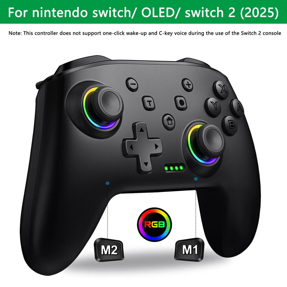 Wireless RGB Controller for Switch Console