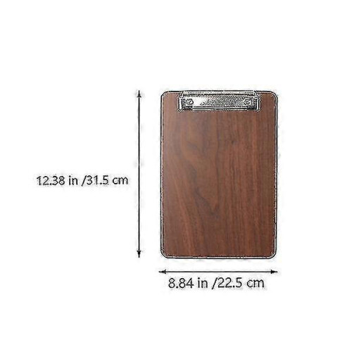 2pcs Wooden Menu Board Clip Kitchen Restaurant Menu Holder Menu Clipboard A4+a5 2