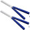 2 Pieces Stainless Steel Folding Training Butterfly Comb Styling Tool (blue) - DD01 1
