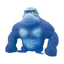 (Blue)Squishy Monkey Anime Figurine Latex Monkey Gorilla Toy Jungle Animal Figurine, Adults Squishy Gorilla Stress Toy