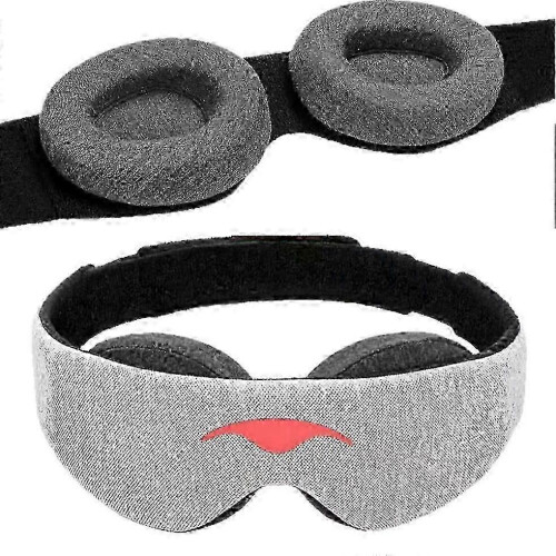 Manta sleep mask with 100% light blocking and zero intraocular pressure, comfortable and adjustable, perfect for sleeping