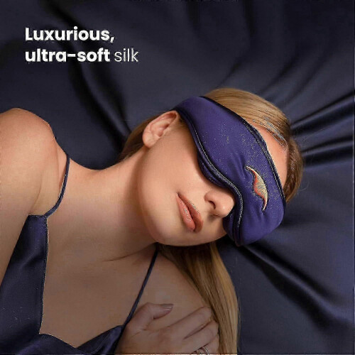Manta sleep mask with 100% light blocking and zero intraocular pressure, comfortable and adjustable, perfect for sleeping 1