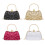 Elegante Abendtasche mit Strasssteinen und-Gold 2