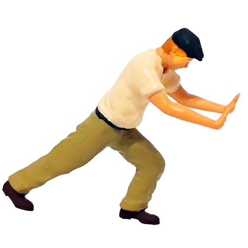 1:64 Scale Construction Worker Transporting-Sokoban Man