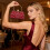 Elegante Abendtasche mit Strasssteinen und-Gold 6