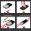 Snap In Cable Terminals Metal Contacts Suitable for-10pcs 4