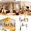 Mini figurines détaillées d'ouvrier du-Ensemble de brossage 3