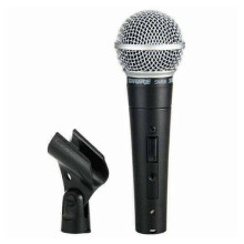 New SM58S Mic Dynamic Vocal Microphone Classic Style Microphone Audio Instrument Mic with Clean Sound,metal Body Professional Moving Coil Dynamic Hand
