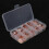 200PCS Copper Washers Gasket Set 9 Sizes Flat Ring Seal Kit with Plastic Box 4