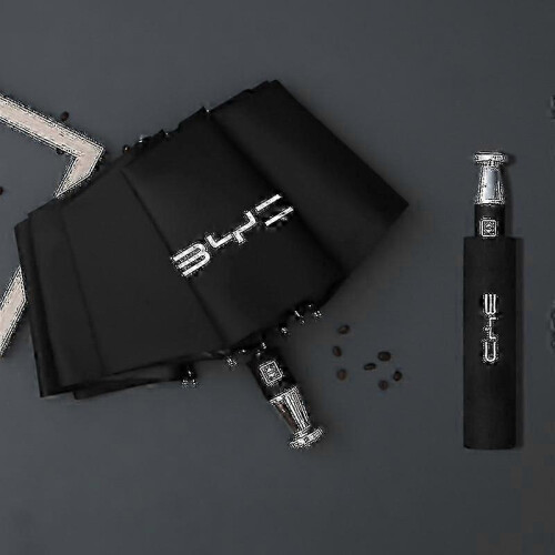 (BYD) Rain Windproof 10-bone Auto Logo Umbrella
