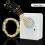 (Warm light) Christmas Sound Sensor Music Speaker /9.8ft String Lights Voice-activated Props - JA 1
