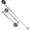 Gear Shift Link Linkage Rod Gearbox Set for 306 Silver1pcs 4