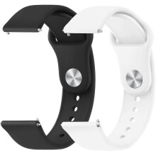 20mm Silicone Watch Straps for Quick Release Watch Strap, Soft Rubber Replacement Bands Stainless Steel Buckle