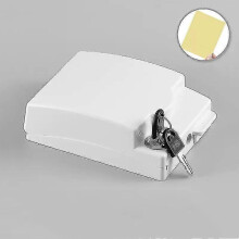 (White-Short) Socket Protection Cover Children's Anti-electric Shock Baby Safety Anti-children Pull The Plug