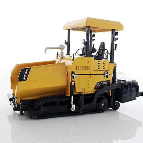 Alloy Paver Machine Highway Construction Truck 1:40,Yellow 1