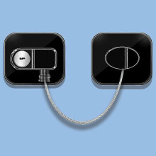 (Black) Self-adhesive Child Safety Locks No Drilling Or Tools Cabinet Locks Child Safety Latches For Bedroom Kitchen