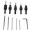 11Pcs Countersink Drill Bit Set Woodworking Fast Change Chamfer Adjustable Drilling Tools 2
