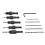 11Pcs Countersink Drill Bit Set Woodworking Fast Change Chamfer Adjustable Drilling Tools 5