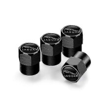 (hexagon Black) 4pcs Valve Car Wheel Tire Valve Caps For Jaguar Xf Xj Xfr Xkr S-type F-type X-type F-pace I-pace E-pace Xjr Xe Shry