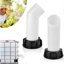 2 Pack Ibc Drain Nozzle 2" Drain Spout Hose 1000l Ibc Tank Adapter Ibc Water Tank Nozzle Tap Cap Conn - DD