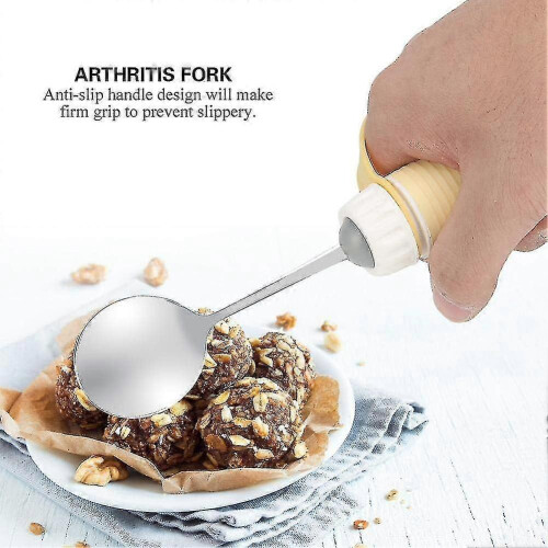 (spoon) Disabled Patient Arthritis Elder Utensil Removable Flexible Rotating Eating Tablewares - PJ 2