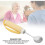 (spoon) Disabled Patient Arthritis Elder Utensil Removable Flexible Rotating Eating Tablewares - PJ 5