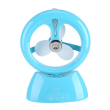 Ventilador portátil com umidificador para uso externo: Mini ventilador e umidificador 2 em 1 recarregável via USB, fácil reabastecimento do
