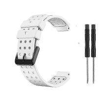 (white) Strap For Garmin Approach S20 Monochrome Watchband For Garmin Approach S20 Silicone Replacement Fashion Wristband For Garmin