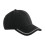 (One Size, Black/White) Beechfield Match Day Baseball Cap 1